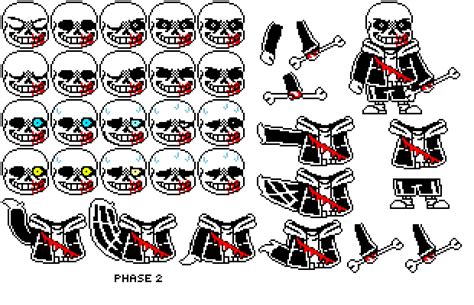 Pixilart ULB Sans Sheet Phase 2 New Sprites By TEAM USLG