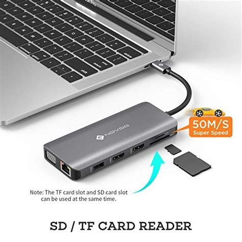 Usb C Docking Station Dual Monitor Novoo In Triple Display