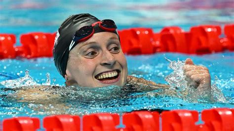 Katie Ledecky Breaks Michael Phelps Record At Golden Goggles Nbc Sports