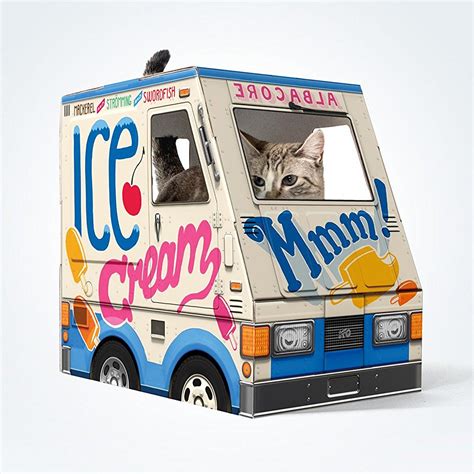 Oto Ice Cream Truck For Cats Petagadget