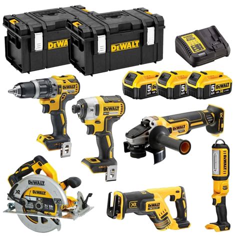 Zestaw Dewalt Combo V Dcd Dcf Dcs Dcs Dcg Dcl