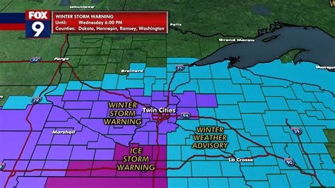 Minnesota Weather Tracking The Winter Storm Fox 9 Minneapolis St Paul