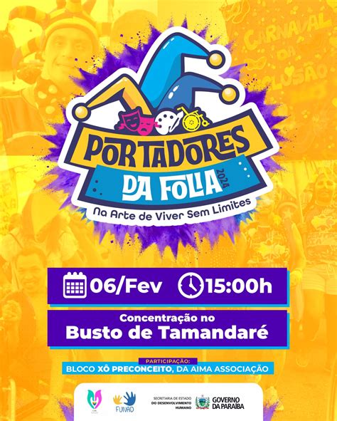 Bloco Portadores da Folia 2024 Fundação Centro Integrado de Apoio à