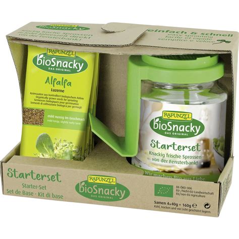 Rapunzel Biosnacky Starter Set Con Germinador Piccantino Tienda