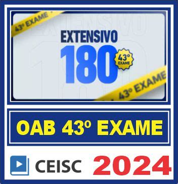 Oab Fase Exame Extensivo Dias Ceisc Rateio De Curso