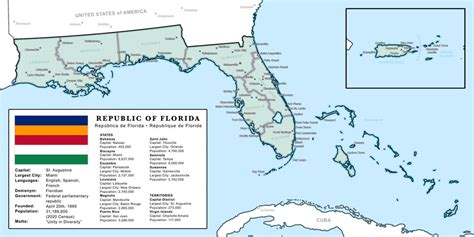 The Return Of Long Florida Republic Of Florida Rimaginarymaps