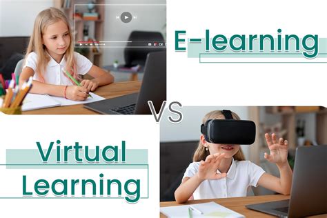 E Learning Vs Virtual Learning Comparision Dissimilarity Types