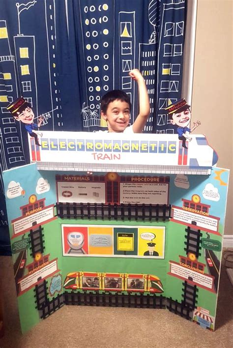 Electromagnetic Train Science Fair Project