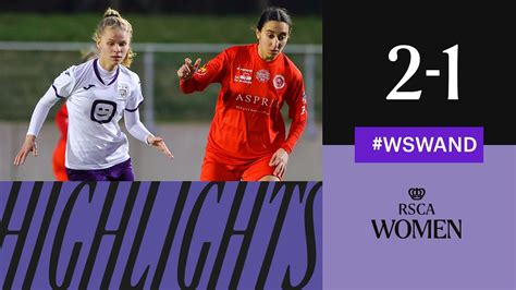 HIGHLIGHTS White Star Woluwe RSCA Women 2022 2023 YouTube