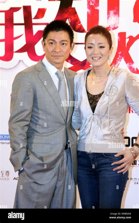 Hong Kong Actor And Singer Andy Lau Left And Chinese Actress Gong Li