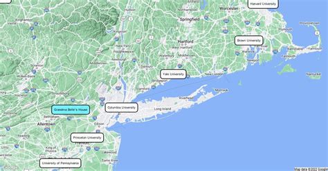 Ivy League Schools : Scribble Maps