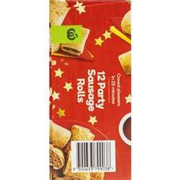 Woolworths Frozen Party Sausage Rolls G Pack Woolworths