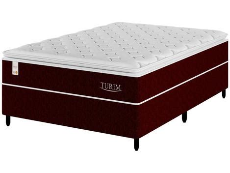 Cama Box Casal Box Colch O Plumatex De Mola Ensacada Cm De