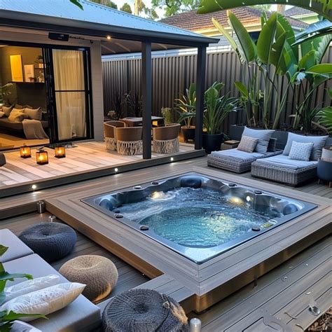 Backyard Swim Spa Deck Ideas: Designs, Materials & Maintenance Tips ...