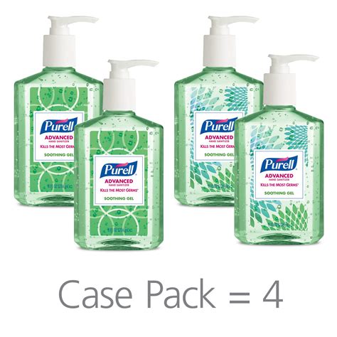 PURELL Advanced Hand Sanitizer Gel Refreshing Aloe Design Series 8