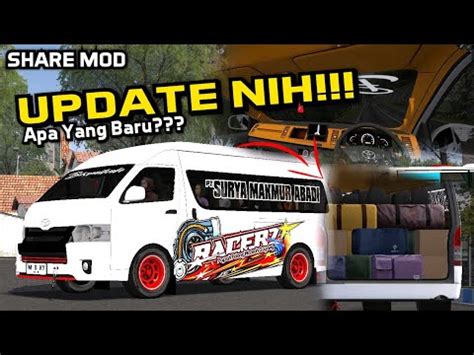 Update Mod Hiace Apa Aja Yg Baru Share Mod Free Ppl Livery No Pw