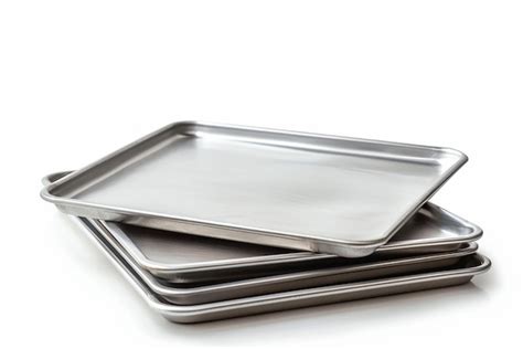 Baking Sheets Isolated On White Background Premium Ai Generated Image