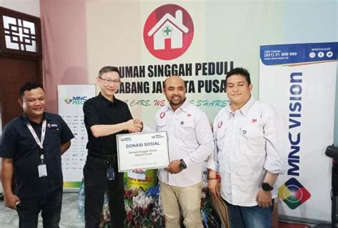 Dapat Bantuan Dari MNC Vision Dan MNC Peduli Pengurus Rumah Singgah