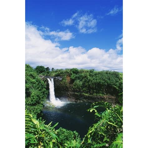 Hawaii Big Island Hilo Wailuku River State Park Rainbow Falls Rainbow