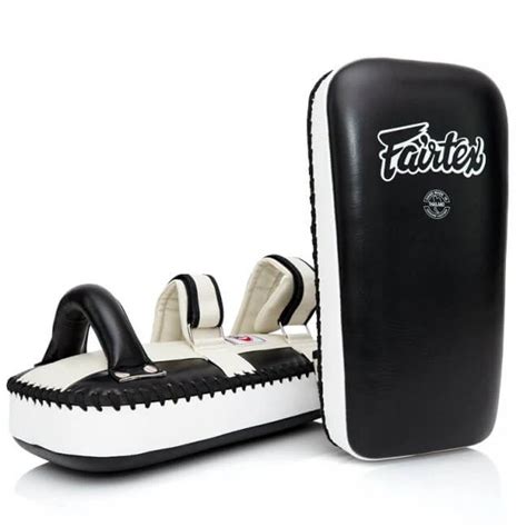 Fairtex Leren Thaipads Zwart Wit Set Van 2 Kopen Fightplaza