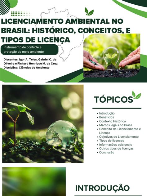 Licenciamento Ambiental No Brasil - Licenciamento Ambiental no Brasil: Tipos e História | PDF | Ambiente ...