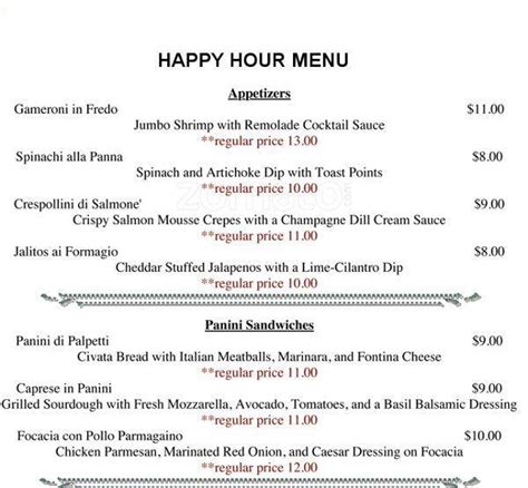 Menu at The Oar House pub & bar, Rockwall