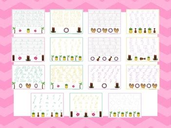 15 Hawaiian Luau Themed Alphabet, Numbers, and Shapes Tracing Worksheets.