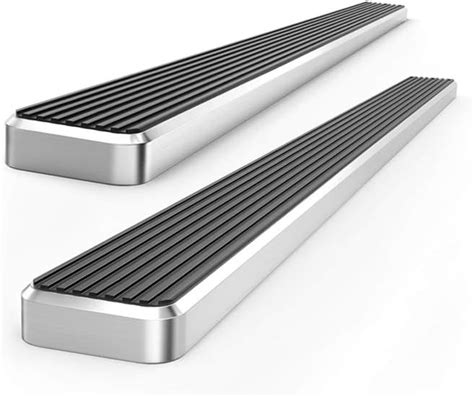 APS Premium 5in IBoard Stainless Steel Running Boards Compatible With