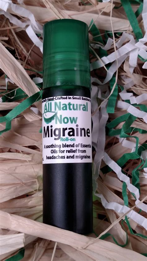 Migraine Roll On 100 Pure Therapeutic Grade Organic Essential Etsy