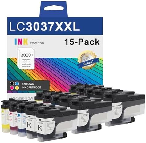 Amazon LC3037XXL Ink Cartridge Set 4 Pack BK C M Y Bsce