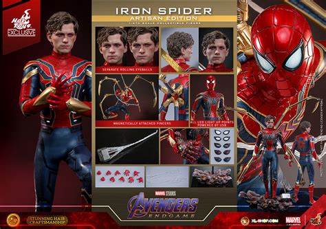 Hot Toys MMS AE Avengers Endgame Th Scale Iron Spider Collectible Figure Artisan