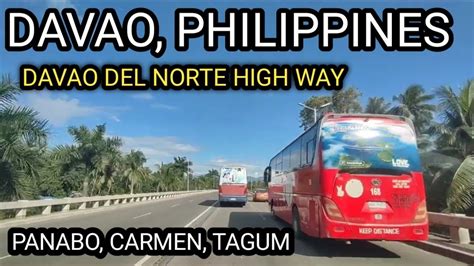 Panabo Carmen Tagum City Road Trip By Felipe Youtube