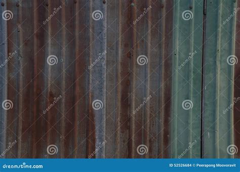 Metal Sheet Rust Wall Home House Rustic Concept Stock Photo - Image of ...