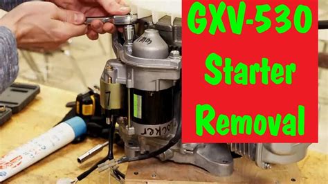 Honda Gxv Starter Removal Youtube