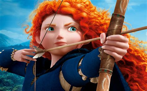 Download wallpapers 4k, Princess Merida, 3D-animation, Brave, Disney ...