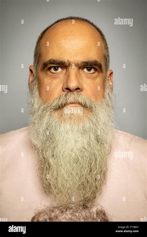 Old Man With Long Grey Hair Hi Res Stock Photography And Images Alamy