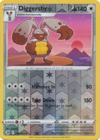 Diggersby Reverse Holo 215 Prices Pokemon Fusion Strike Pokemon