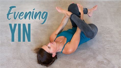 20 Min Evening Yin Yoga Stretch Breathe For Deep Sleep YouTube