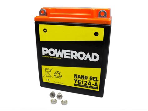 GEL Batterie Poweroad YB12A B 12AH Honda XL 600 V Transalp PD10 Bj