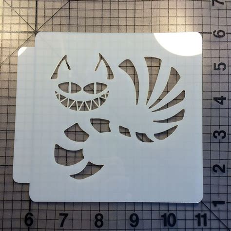 Cheshire Cat Stencil 100 Stencils Cat Pumpkin Stencil Cat Pumpkin