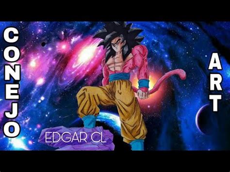 Siguiendo Tutorial De El Canal DibujaZos Dibujando A Goku Ssj4