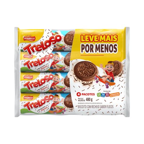 Treloso Recheado Sabor Flocos Vitarella Tem Diferen A Tem Sabor