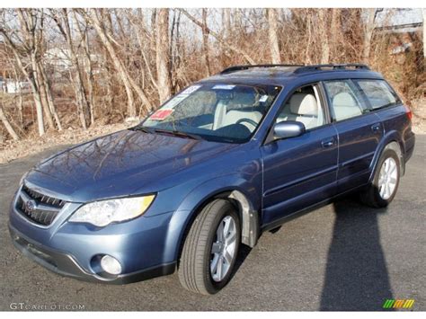 2008 Newport Blue Pearl Subaru Outback 2.5i Limited Wagon #45769962 ...