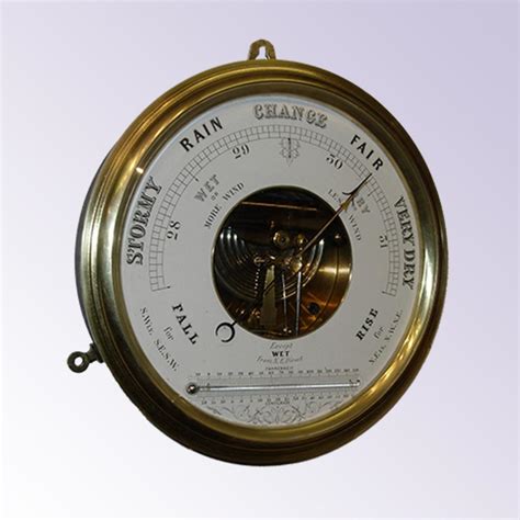 Aneroid Barometer/ thermometer - Barometers