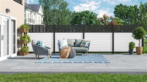 Mixed Material Fencing Freedom Outdoor Living For Lowes