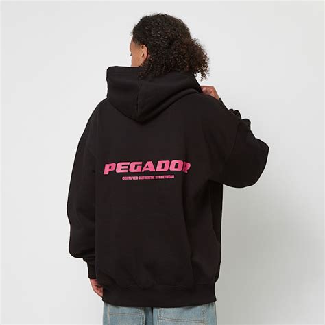 Acheter Pegador Colne Logo Oversized Hoodie Noir Snipes