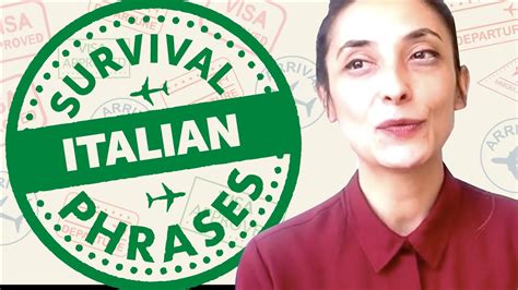 Travel Smarter With These Survival Italian Expressions Travel Guide