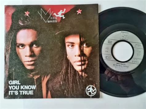 Milli Vanilli Girl You Know Its True 7 Vinyl Germany Eur 13 99