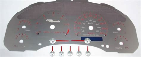 Stainless Edition Custom Gauge Face Kit Us Speedo Everything Speedometer