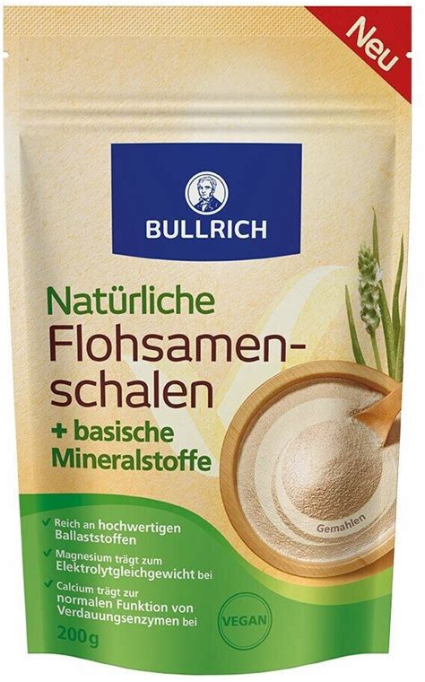 Delta Pronatura Bullrich Naturliche Flohsamenschalen + basischen ...